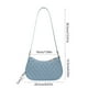 thumbnail image 3 of Bolso de hombro para mujer | Bolso bandolera de cuero de PU Fashion, correa ajustable, bolso casual ligero - Negro, blanco, azul, verde, 20,5x12,5x7cm, accesorio versátil para el día a día, 3 of 6