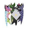 thumbnail image 2 of NIQUEA.D, Cats with Party Hats Blank Card, 2 of 4