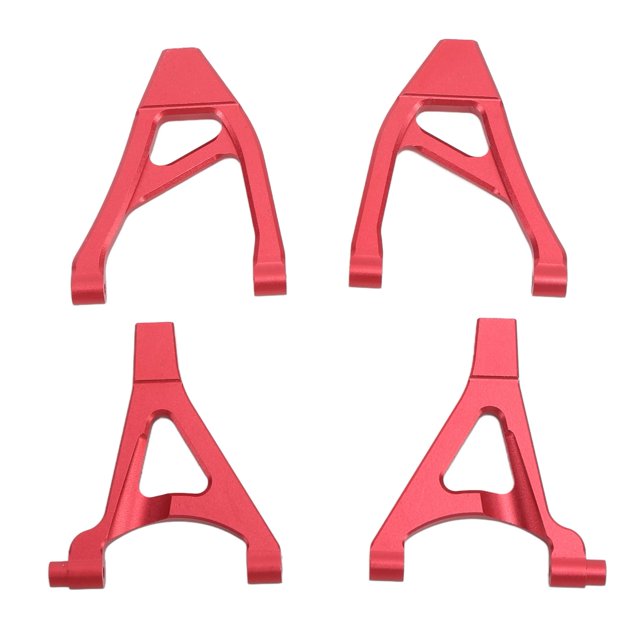 Aluminio Delantero Trasero Superior Inferior Suspensión A Arms RC Car Trasero Superior Trasero Inferior Aluminio Swing Arm Set Suspensión Trasera Arm Set RC Car para 1/16 ANGGREK Otros
