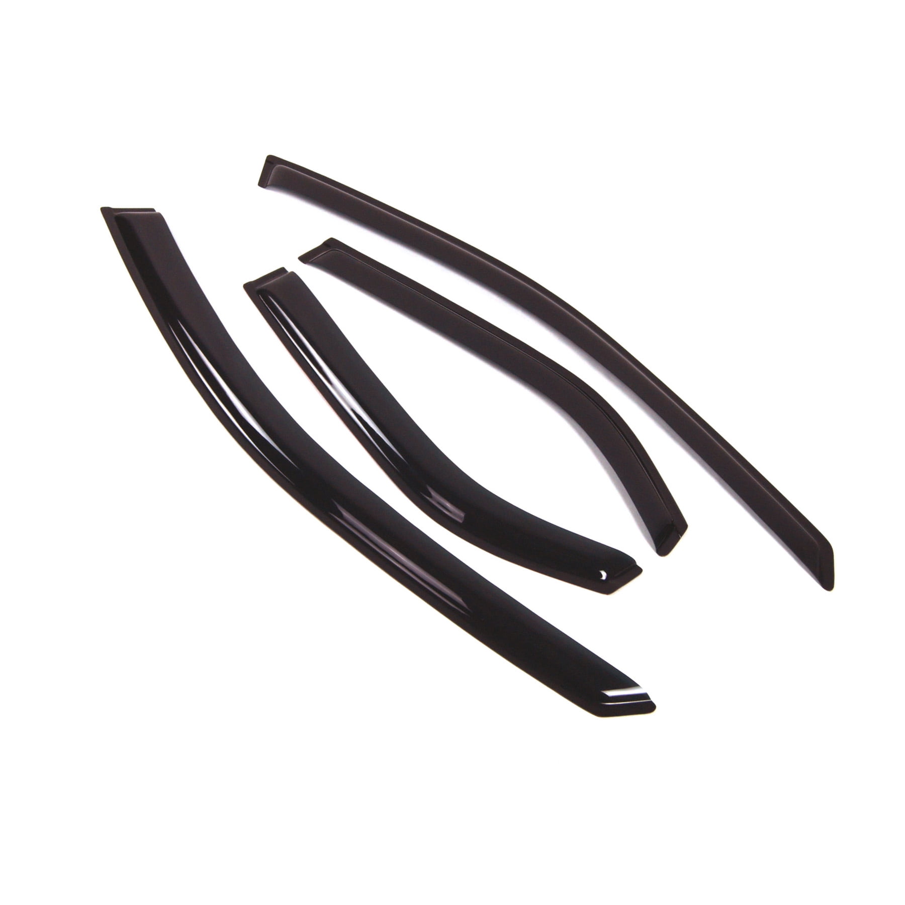 Dark Smoke Window Visors For 2007-2014 Cadillac Escalade – 4-Piece Rain Guard Set