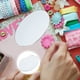 thumbnail image 4 of 20 piezas de espejos de maquillaje para mujer, mini espejos ovalados sin terminar para manualidades (estilo grande)., 4 of 8