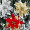 thumbnail image 2 of Christmas Fake Flower Faux Silk Flower,Xmas Flower Decor for Home, 2 of 6