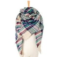 thumbnail image 1 of Jusqu'à 65 % de Rabais Mode Hiver Femmes Foulard Colorée Décontractée Carrée à Franges Châle Foulard à la Mode en Liquidation, 1 of 3