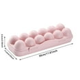 thumbnail image 3 of 12-Grid Reusable Plastic Egg Carton with Lid, Stackable Fridge Egg Holder Tray for Kitchen Restaurant Camping Storage (1pc), 3 of 4