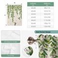 thumbnail image 6 of Spring Botanical Tie Up Curtains for Windows, Adjustable Balloon Window Shades, Watercolor Leaves Flowers Birds Beige Kitchen Window Treatments Adjustable Roll Up Curtain for Basement/Nursery 52"x45", 6 of 8