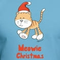 thumbnail image 3 of CafePress - Christmas Kitty Fitted T Shirt - Fitted T-Shirt, Vintage Fit Soft Cotton Tee, 3 of 4