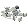 thumbnail image 1 of GUOOL 20PCS Extra Large Brooch Pin Back Base Pin DIY Jewelry Findings 20pcs Silver20mm, 1 of 8