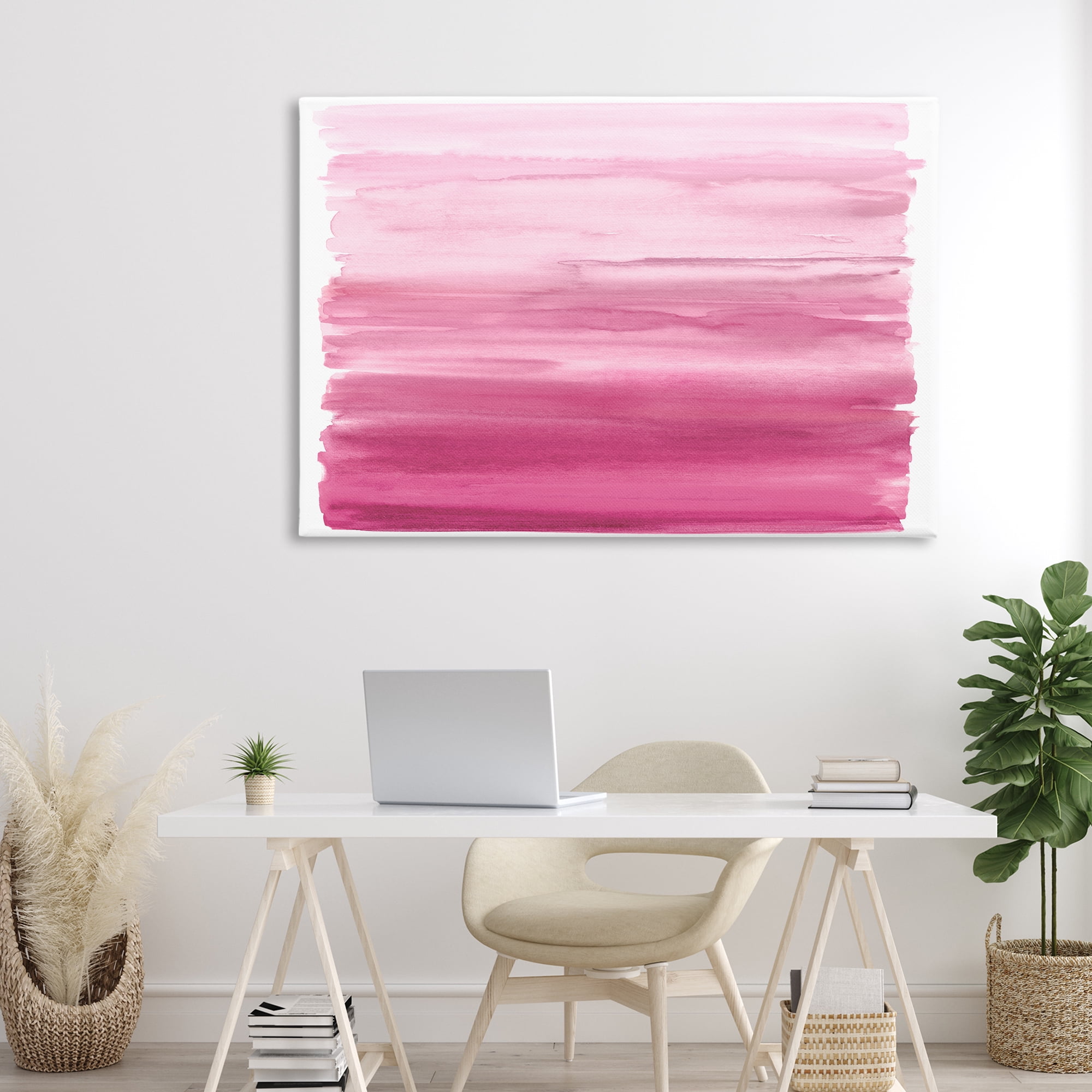 Stupell Industries Ombre Pink Blush Canvas Wall Art, design by Allie Corbin