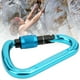 thumbnail image 1 of Mosquetón 25KN Mosquetón de Aluminio con Cerradura automática para Acampar Botella Quickdraw Senderismo Hebilla de Bloqueo de Seguridad(11 * 8 * 1cm-Cerradura automática en Forma de Pera) Amonsee NO, 1 of 5