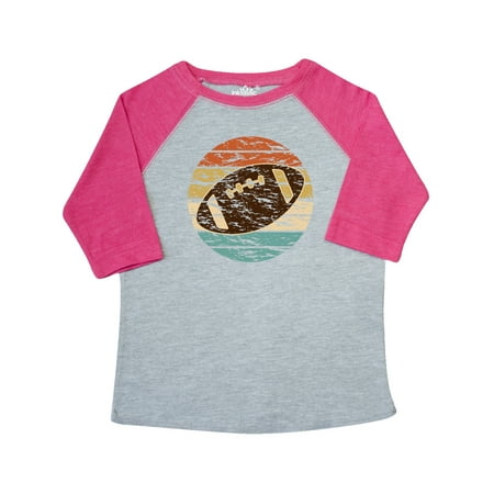 

Inktastic Football Distressed Retro Sunset Gift Toddler Boy Girl T-Shirt