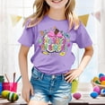 thumbnail image 2 of Mode Décontractée pour Filles, T-Shirt à Manches Courtes, Col Rond, Coupe Ample, Confortable et Élégant pour Enfants, 2 of 4