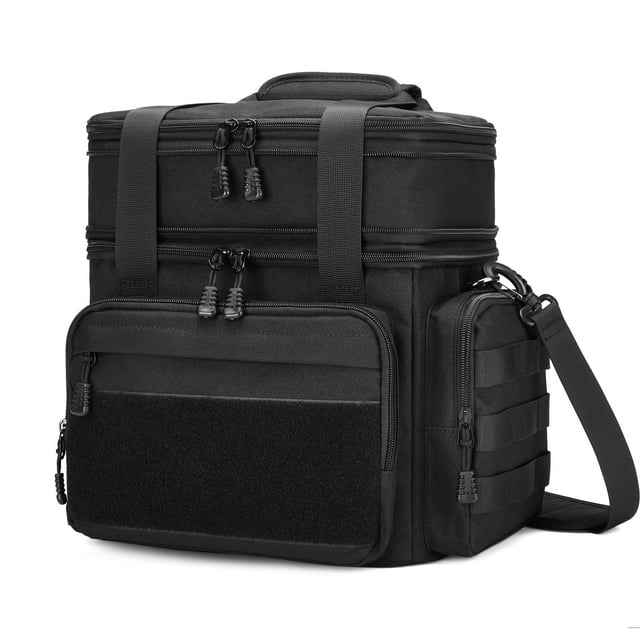 Gafetrey Fiambrera táctica para hombres, bolsa de almuerzo aislada para adultos, lonchera térmica a prueba de fugas, bolsa térmica impermeable, cubo de almuerzo grande para el trabajo, oficina, campin