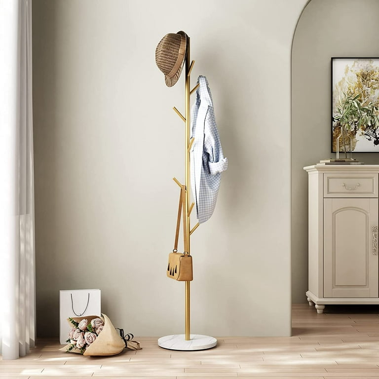 Coat Hanger Stand BONVEN Metal Gold Coat Racks, Shaped Modern