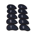 thumbnail image 1 of Housse de Protection pour Club, Housse de Tête de Golf Respirante et Résistante aux Rayures Imperméable avec Chiffres pour Entraînement de Golf Gris Clair, Orange, Rouge, Bleu Foncé, 1 of 7