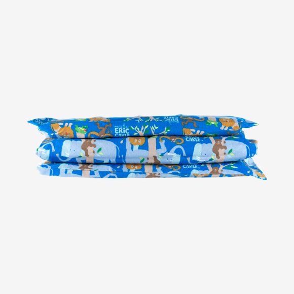 KinderMat Sheets Eric Carle - Full Nap Mat Cover, Special Edition - The Very Hungry Caterpillar™ and Friends - Regular, 47" x 22", Great for Daycare & Family Households, COVER ONLY