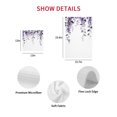 thumbnail image 7 of Purple Eucalyptus Leaves Kitchen Dish Towels for Drying Dishes Set of 3, Summer Watercolor Leaf Waffle Weave Microfiber Hand Tea Bathroom Towels Quick Dry & Absorbent Towel 15.7x23.6, 7 of 7