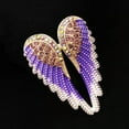 thumbnail image 4 of QQTDFG Pretty Crystal and Enamel Angel Wings Pendant Brooch Shawl Pin Women Jewellery-Pink, 4 of 9
