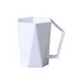 thumbnail image 2 of Plastic Cup 1-Pack White Plastic Toothbrush Cup Rinsing Cup with Holder for Bathroom Household Couple & Dormitory Rkxzt, 2 of 8