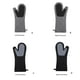 thumbnail image 4 of Guante para hornear Manoplas para horno Suministros para hornear Resistencia al calor Mano de obra fina Espesar Diseño Gadget de cocina Guantes Herramientas y accesorios para hornear Derecha/Negro Bewildely HA082888-04, 4 of 6
