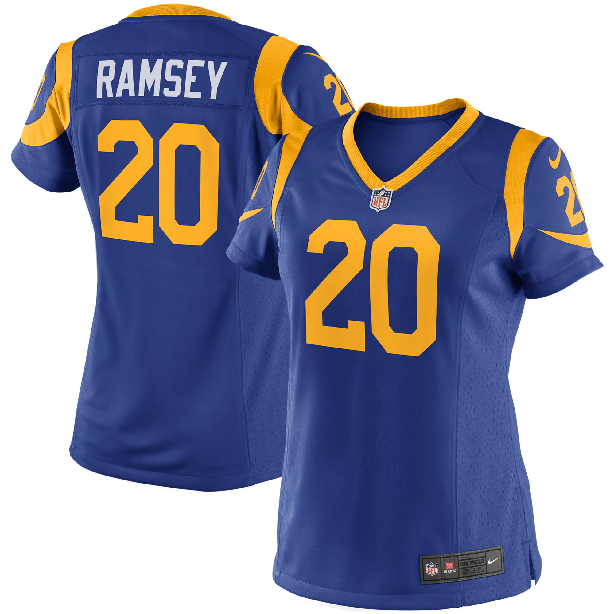 Jalen Ramsey Los Angeles Rams Nike Women's Alternate Game Player Jersey - Royal ...