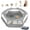 Gray+Pad, variant on Pawaboo 2-in-1 Small Animals Playpen with Pad, Waterproof Small Pet Cage Tent, Portable Outdoor Yard Fence with 3 Metal Rod for Chick/Kitten/Puppy/Guinea Pig/Rabbits/Chinchillas, Gray