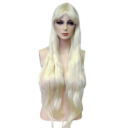 Blonde Witch Wig - Morris Costumes LW153LTBL Witch New Thick Light Blonde Wig Costume