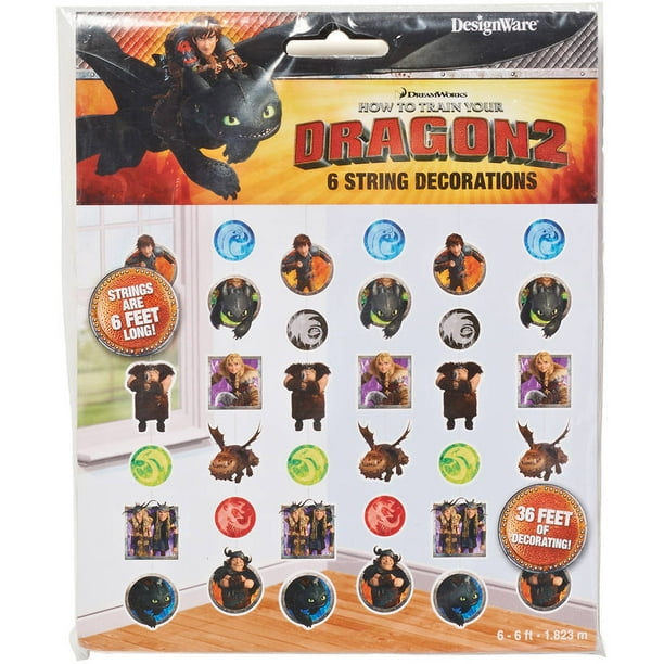 How to Train Your Dragon Hanging Party Decorations, Party Supplies ...