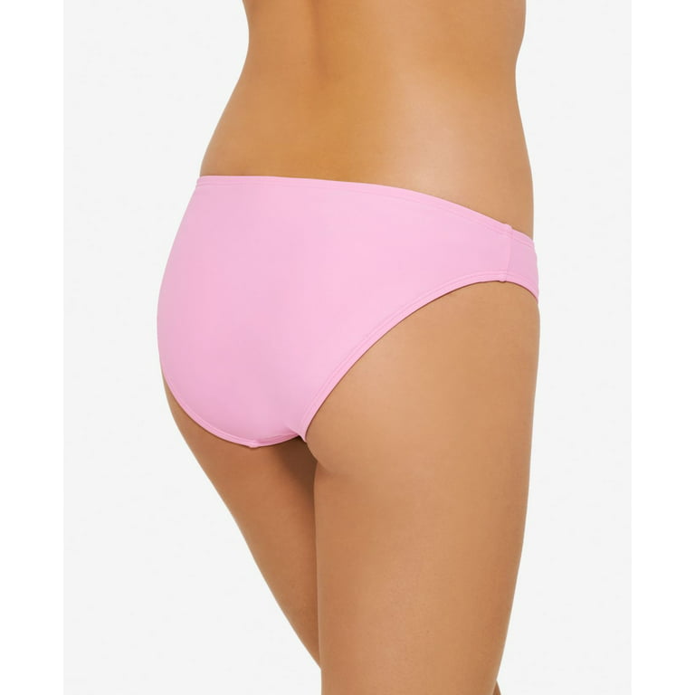 HULA HONEY Women's Pink Unlined Moderate Coverage Bikini Swimsuit Bottom XL  