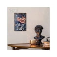 thumbnail image 3 of 1pc Patriotic Welcome Tin Sign - American Heart Design Metal Wall Art, 8x12 Inch Rustic Home Decor 4th Of July, Family Gatherings & Entryway, No Electricity Needed, Easy Wall-Mounted Installation, 3 of 13