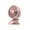 Pink, variant on quanjun USB Desktop Fan Small But Powerful Portable Silent 3-speed Wind Desktop Personal Fan Mini Fan Desktop Fan Home office Car Indoor Or Outdoor