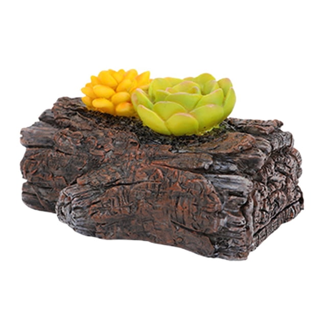 HLONK Discreet Key Hiding Place Garden Ornament Key Hider Simulation Stone Design Waterproof Secure Outdoor Key Storage Resin Key Box