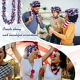 thumbnail image 6 of SLYNSHome 2Pcs 4th of July Patriotic Tinsel Garland Decorations Red White Blue Glitter Tinsel Independence Day Party Supplies Memorial Day Wreath Celebration Decor, 6 of 7