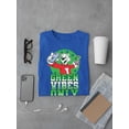 thumbnail image 3 of Green Vibes Only - Festive ICEE St. Patrick's Fun Day Graphic Men's T-shirt, 3 of 4