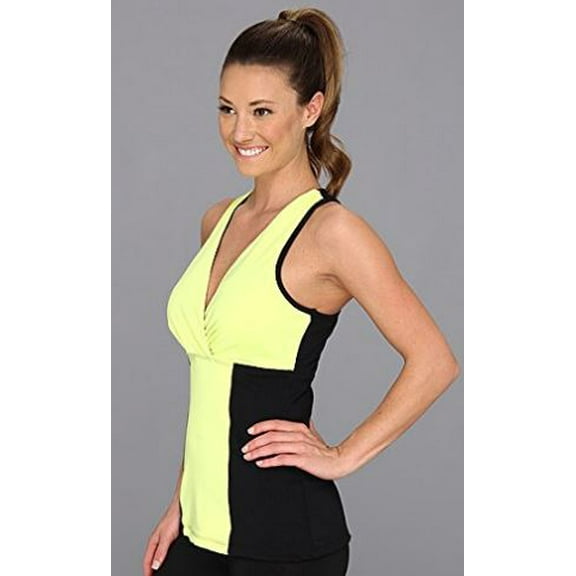 MSP Miraclesuit Miraslim Women's Yellow Tank Interior Bra and Core Control, XS