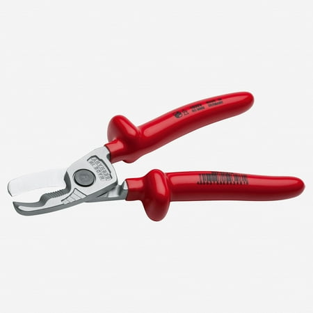

NWS 043-43-210 8.25 Cable Cutter 1000V - Matte Chromium - Plastic Grip