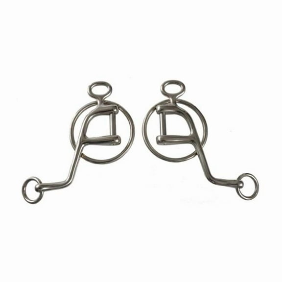 Jacks 2100-8 Stainless Steel Walking Cheek Bit - 8 in. Draft