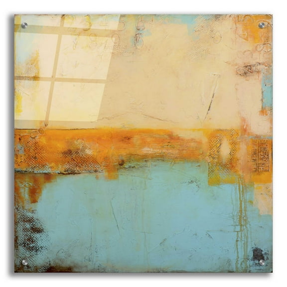 Epic Art 'Bay of Noons' by Erin Ashley, Acrylic Glass Wall Art, 24"x24"