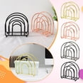 thumbnail image 5 of CUITING Porte-Serviettes pour Table Porte-Serviettes Noirs pour Cuisine Distributeur de Serviettes Porte-Serviettes Moderne pour Cuisine Restaurant Dîner Ferme Extérieur, 5 of 5