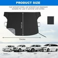 thumbnail image 6 of 600D Windshield Cover for Ice and Snow,New Upgraded Heavy Duty Windshield Snow Cover,Extra Large Size (75"x45"),Windproof Winter Frost and Deicing Awning Suitable Fzor Cars, Trucks, SUVs, 6 of 8
