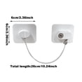 thumbnail image 3 of Hml 2 Pack Refrigerator Door Locks With 4 Keys File Drawer Lock Freezer Door Lock And Child Cabinet Locks, 3 of 5