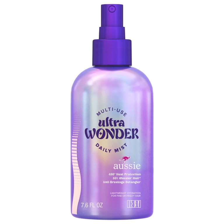 ALL de WONDER 美容液&エッセンス Aussie Ultra Wonder Daily Mist Multi-Use Detangler Spray, Heat