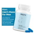 thumbnail image 5 of Mars by GHC Lion’s Mane Capsules with Moringa, Tongkat Ali & Cod Liver Oil, Mushroom Supplement for Focus, Memory & Brain Health Support, Pac of 1, 5 of 10