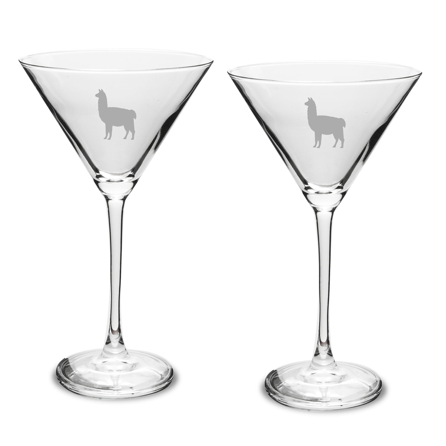 Flaming Martini Glass -  - Glass Etching Supplies