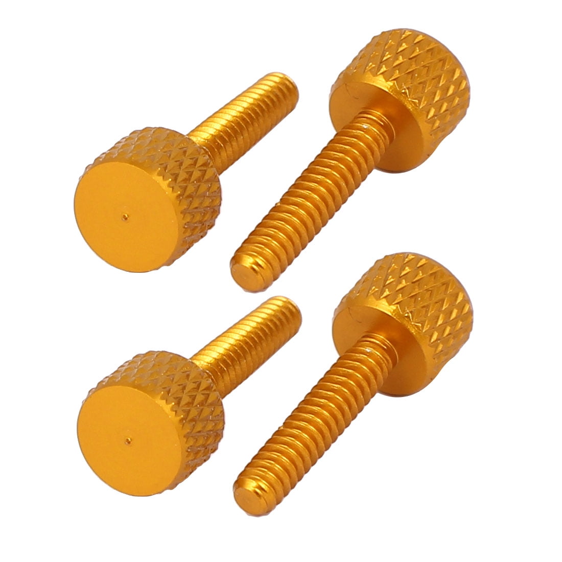 Computer PC Graphics Card Knurled Head Thumb Screws Gold Tone 632