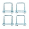 thumbnail image 1 of Bgsha Heavy Metal Leaf Spring Clamp U-Bolt Kit Leaf Spring Bending Fixing Repair Clamp, 1 of 5