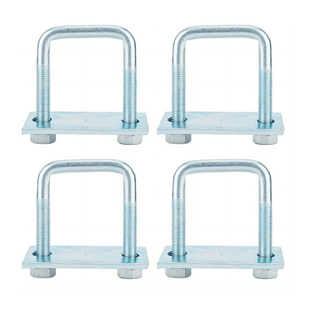 Bgsha Heavy Metal Leaf Spring Clamp U-Bolt Kit Leaf Spring Bending Fixing Repair Clamp