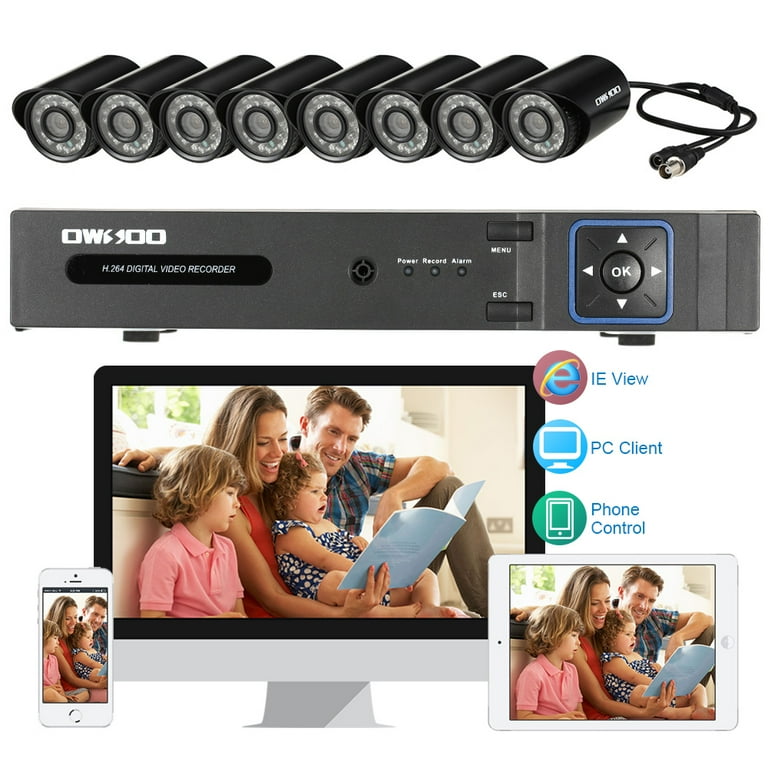 OWSOO 8-Channel H.264 Full 1080N P2P Network DVR CCTV Security