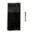 thumbnail image 4 of 100-Count BPA-Free ABS Plastic Straws – Heavy-Duty 10.2in Straws for Hot/Cold Drinks, Summer Parties & Restaurants (6mm Diameter, 8 Vibrant Colors, Bulk Pack) Black, 4 of 7