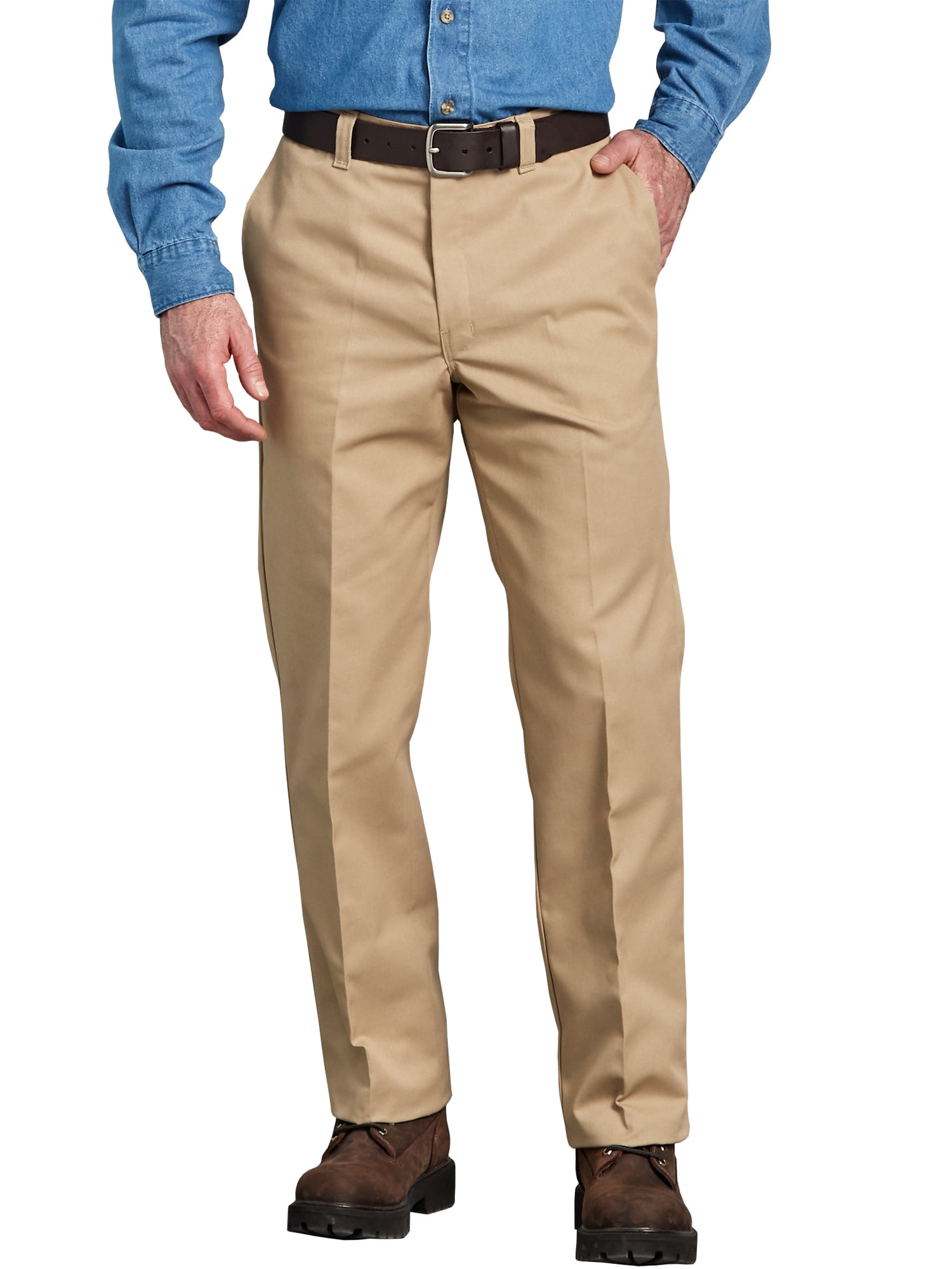 Genuine Dickies - Men's Regular Fit Flat Front Pant - Walmart.com