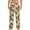 White, variant on Cute Squirrel with Green Leaves Print Men's Home Trousers, Elastic Drawstring Home Pajamas Clothing Suitable for Adult Men-Medium